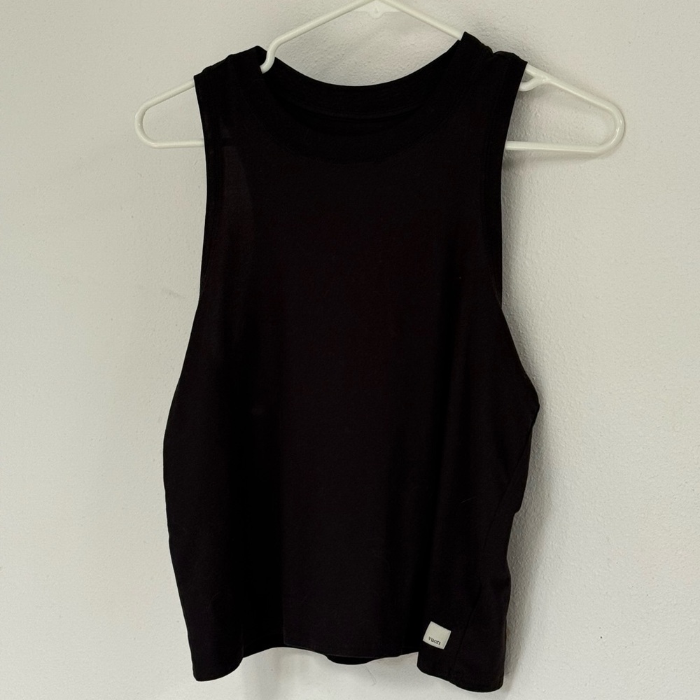 Vuori Black Tank Top small